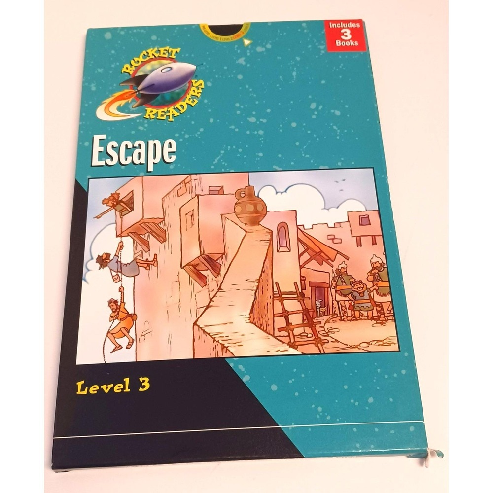 Rocket Readers Escape Level 3 Bible Stories Complete 3 Book Booklet Set 2003